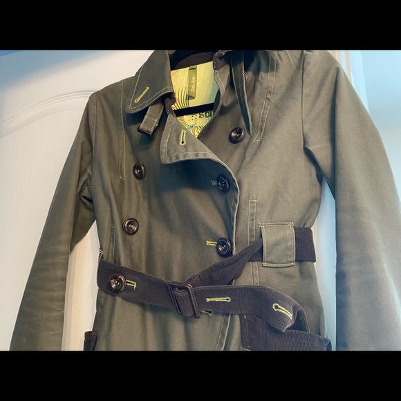Soia and Kyo Trench coat jacket size XS - Picture 2 of 6